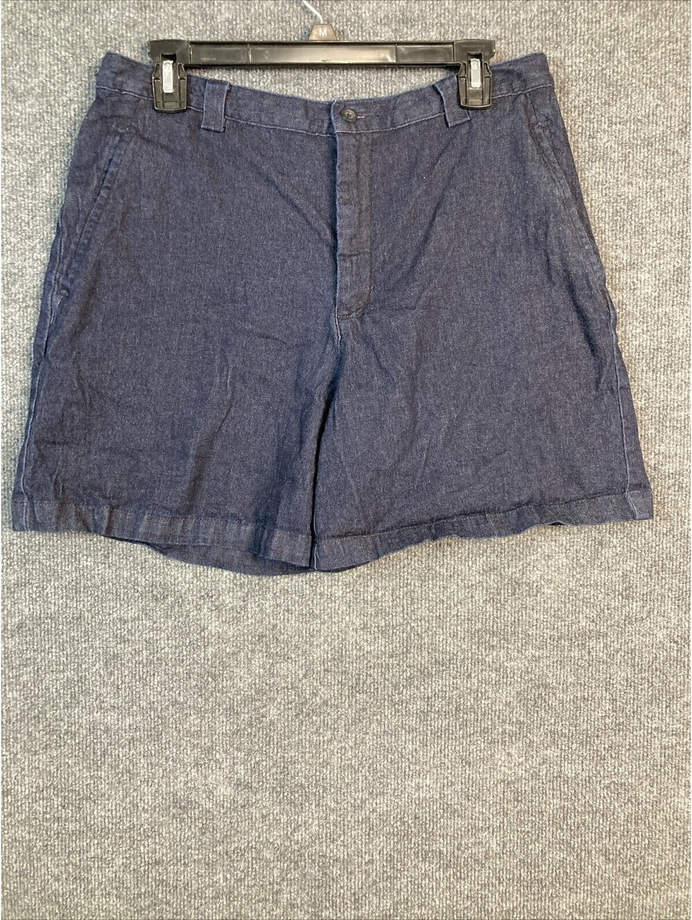 Dockers Khakis for Women Size 12 Regular Stretch Pocket Blue Denim Shorts EUC